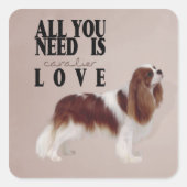 Cavalier King Charles Spaniel Sticker (Vorderseite)