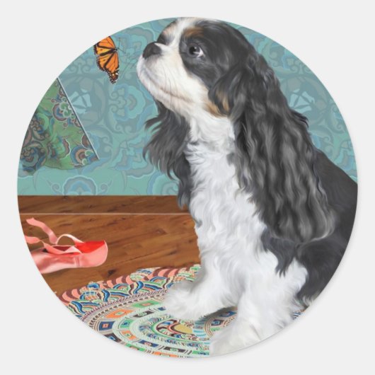 Cavalier King Charles Spaniel Stickers (Vorderseite)