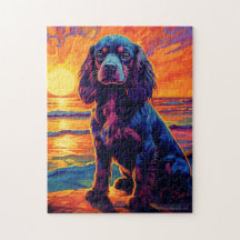 Cavalier King Charles Spaniel Sunset / Sunrise