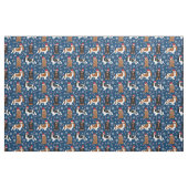 Cavalier King Charles Spaniel Süßkarpfen Marine Stoff (Fat Quarter (45,7 x 55,9 cm))