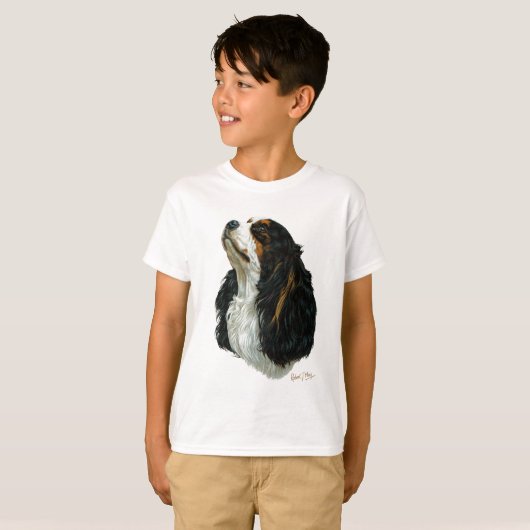 Cavalier King Charles Spaniel T-Shirt (Vorne ganz)