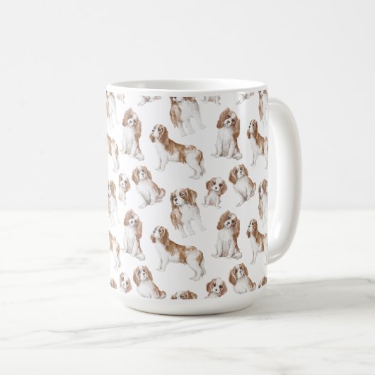 Cavalier King Charles Spaniel Tasse (VorderseiteRechts)