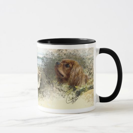 Cavalier King Charles Spaniel Tasse (Rechts)