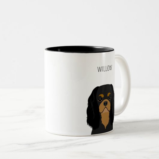 Cavalier King Charles Spaniel Tasse (VorderseiteRechts)