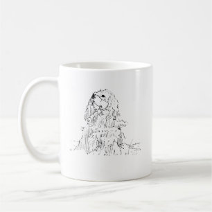 Cavalier King Charles Spaniel Tasse, Minimalistisc Kaffeetasse