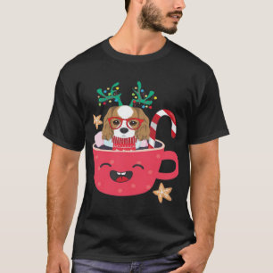 Cavalier King Charles Spaniel Teacup Weihnachtsfei T-Shirt