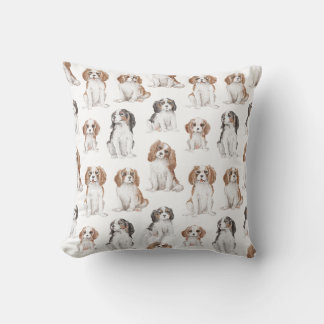 Cavalier King Charles Spaniel Throw Pillow Kissen