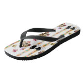 Cavalier King Charles Spaniel, Tri Badesandalen (Schrägansicht)