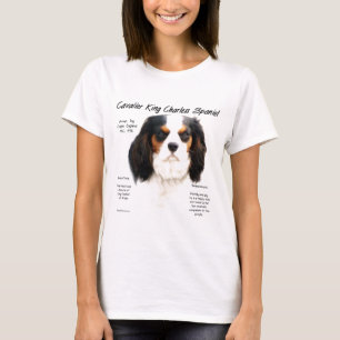 Cavalier King Charles Spaniel (Tricolor) Geschicht T-Shirt