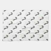 Cavalier King Charles Spaniel (Tricolor) Geschirrtuch (Horizontal)