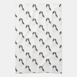 Cavalier King Charles Spaniel (Tricolor) Geschirrtuch