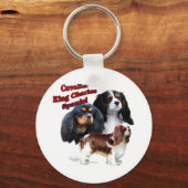 Cavalier King Charles Spaniel Trio 2 - Schlüsselan Schlüsselanhänger (Vorderseite)