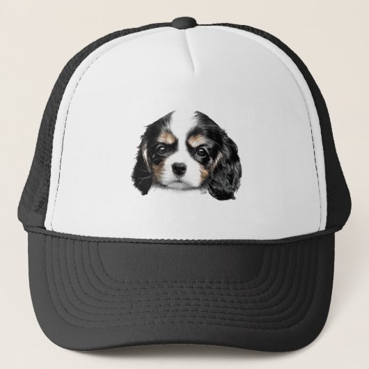 Cavalier King Charles Spaniel Truckerkappe (Vorderseite)