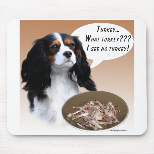Cavalier King Charles Spaniel Türkei Mousepad (Vorne)