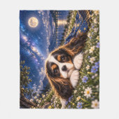 Cavalier King Charles Spaniel unter der Milchstraß Fleecedecke (Vorderseite)