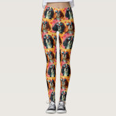 Cavalier King Charles Spaniel Valentinstag Leggings (Vorderseite)