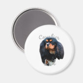 Cavalier King Charles Spaniel Vater 2 Magnet (Vorderseite/Rückseite)