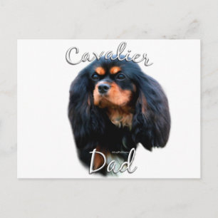 Cavalier King Charles Spaniel Vater 2 Postkarte