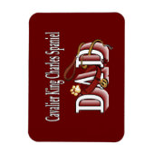 Cavalier King Charles Spaniel Vater Magnet (Vertikal)