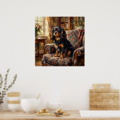 Cavalier King Charles Spaniel viktorianische Bibli Poster (Küche)