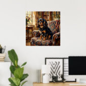 Cavalier King Charles Spaniel viktorianische Bibli Poster (Heimbüro)