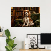Cavalier King Charles Spaniel viktorianische Bibli Poster (Heimbüro)