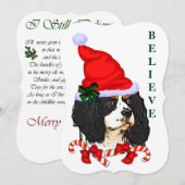 Cavalier King Charles Spaniel Weihnachten (Vorne/Hinten)