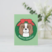 Cavalier King Charles Spaniel Weihnachten (Stehend Vorderseite)