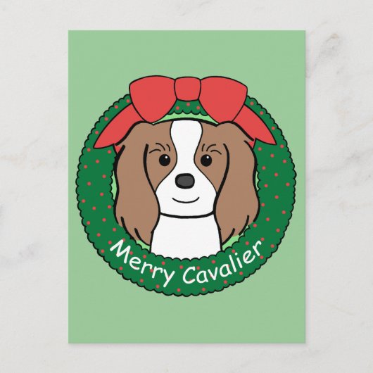 Cavalier King Charles Spaniel Weihnachten (Vorderseite)