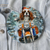 Cavalier King Charles Spaniel Weihnachten Button (Beispiel)