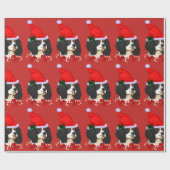Cavalier King Charles Spaniel Weihnachten Geschenkpapier (Flach)