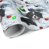 Cavalier King Charles Spaniel Weihnachten Geschenkpapier (Rolleneckpunkt)