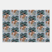 Cavalier King Charles Spaniel Weihnachten Geschenkpapier Set (Vorderseite 2)