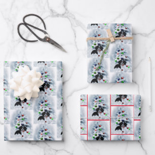 Cavalier King Charles Spaniel Weihnachten Geschenkpapier Set