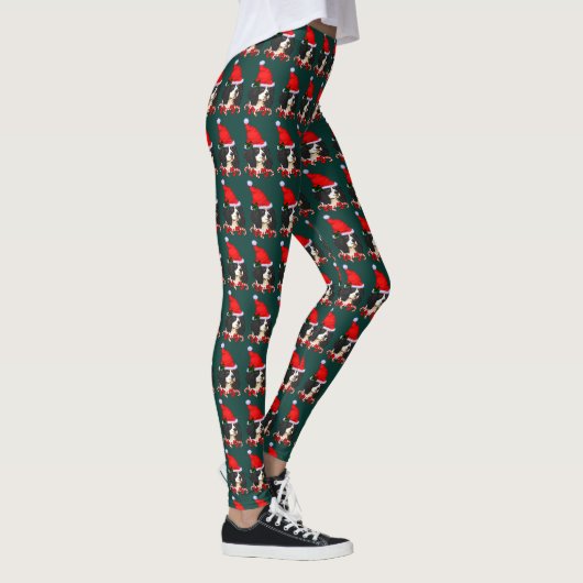 Cavalier King Charles Spaniel Weihnachten Leggings (Rechts)