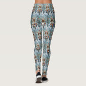 Cavalier King Charles Spaniel Weihnachten Leggings (Rückseite)
