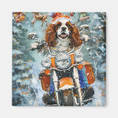Cavalier King Charles Spaniel Weihnachten Magnet (Vorne)