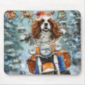 Cavalier King Charles Spaniel Weihnachten Mousepad (Vorne)