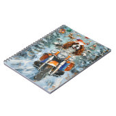 Cavalier King Charles Spaniel Weihnachten Notizblock (Linke Seite)