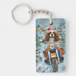 Cavalier King Charles Spaniel Weihnachten Schlüsselanhänger