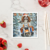 Cavalier King Charles Spaniel Weihnachten Serviette (Beispiel)