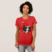 Cavalier King Charles Spaniel Weihnachten T-Shirt (Vorne ganz)