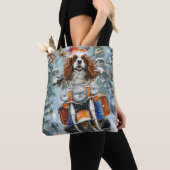Cavalier King Charles Spaniel Weihnachten Tasche (Von Nahem)