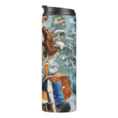 Cavalier King Charles Spaniel Weihnachten Thermosbecher (Nach rechts gedreht)