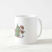 Cavalier King Charles Spaniel Weihnachtsbaum Kaffeetasse (VorderseiteRechts)