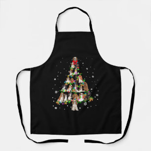 Cavalier King Charles Spaniel Weihnachtsbaum X-Mas Schürze