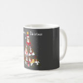 Cavalier King Charles Spaniel Weihnachtsbaum Xmas Kaffeetasse (VorderseiteRechts)