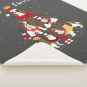 Cavalier King Charles Spaniel Weihnachtsbaum Xmas Sherpadecke (3/4)
