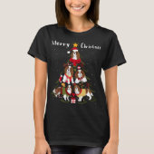 Cavalier King Charles Spaniel Weihnachtsbaum Xmas T-Shirt (Vorderseite)