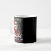 Cavalier King Charles Spaniel Weihnachtsbaumdekora Kaffeetasse (Vorderseite Links)